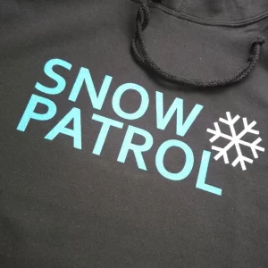 Glitter Snow Patrol Sparkly Hoodie. Tour date on back optional